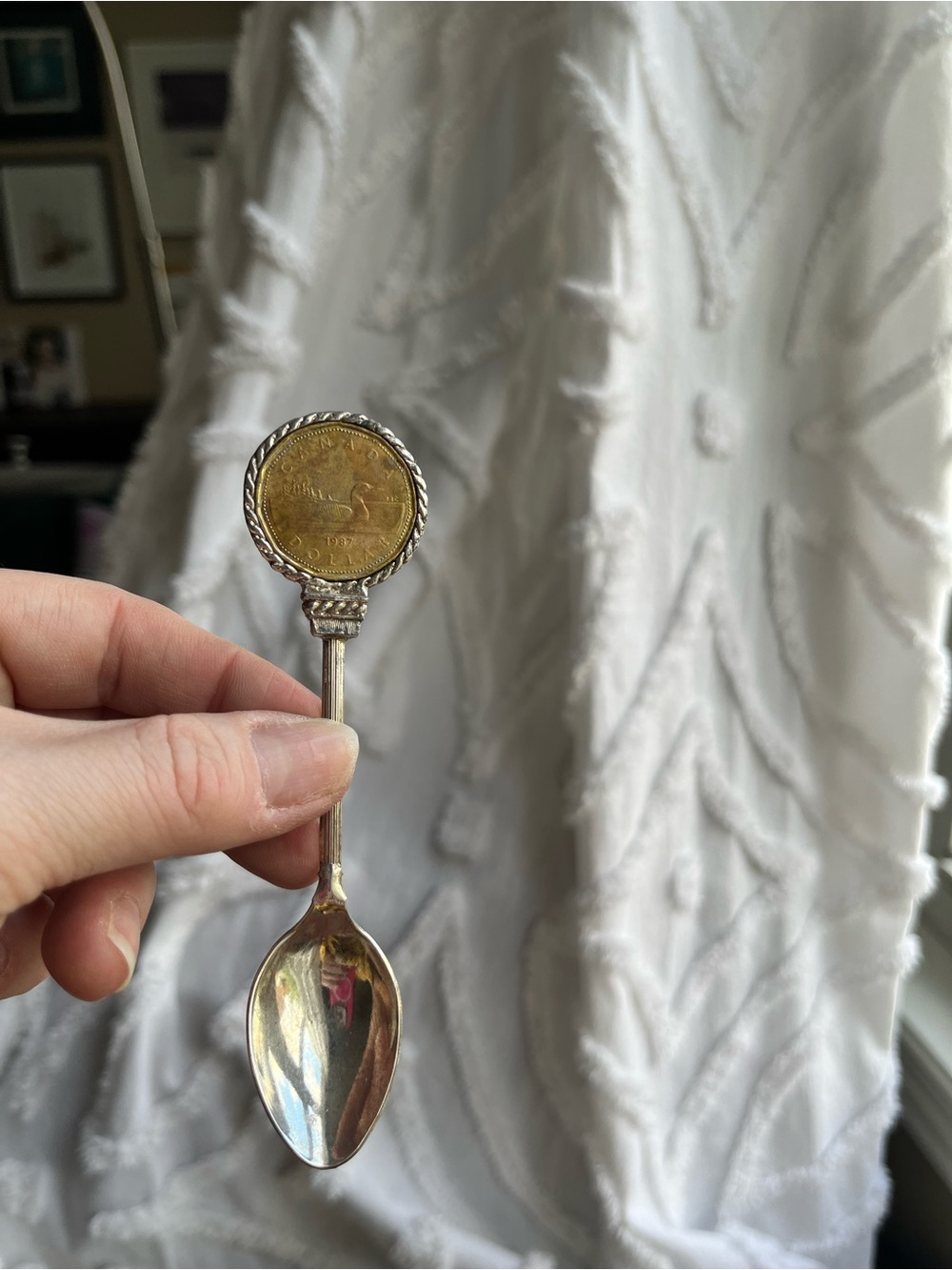 Loonie Launch 1987 Commemorative Coin Handle Collectible Spoon